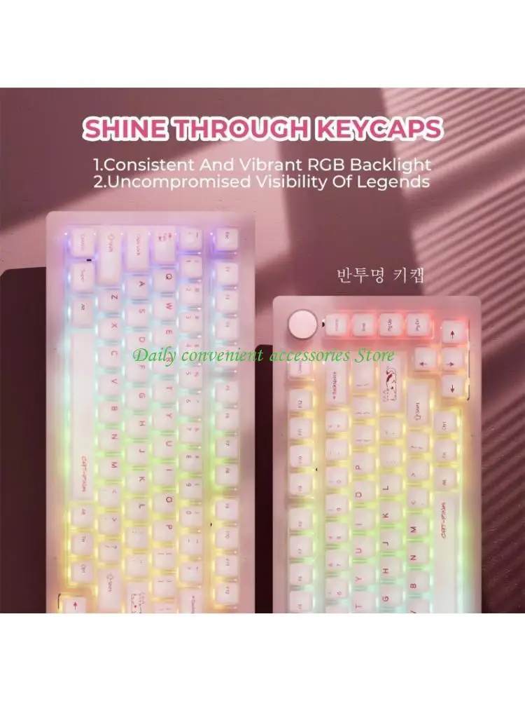 

97QB Мягкие сенсорные силиконовые колпачки для профессионального офиса и игр, набор из 113 клавиш