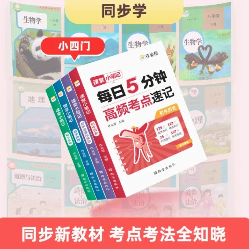 High Frequency Exam Shorthand for Junior High School, Essential Knowledge Points for Memorization, PEP, Classroom Notes