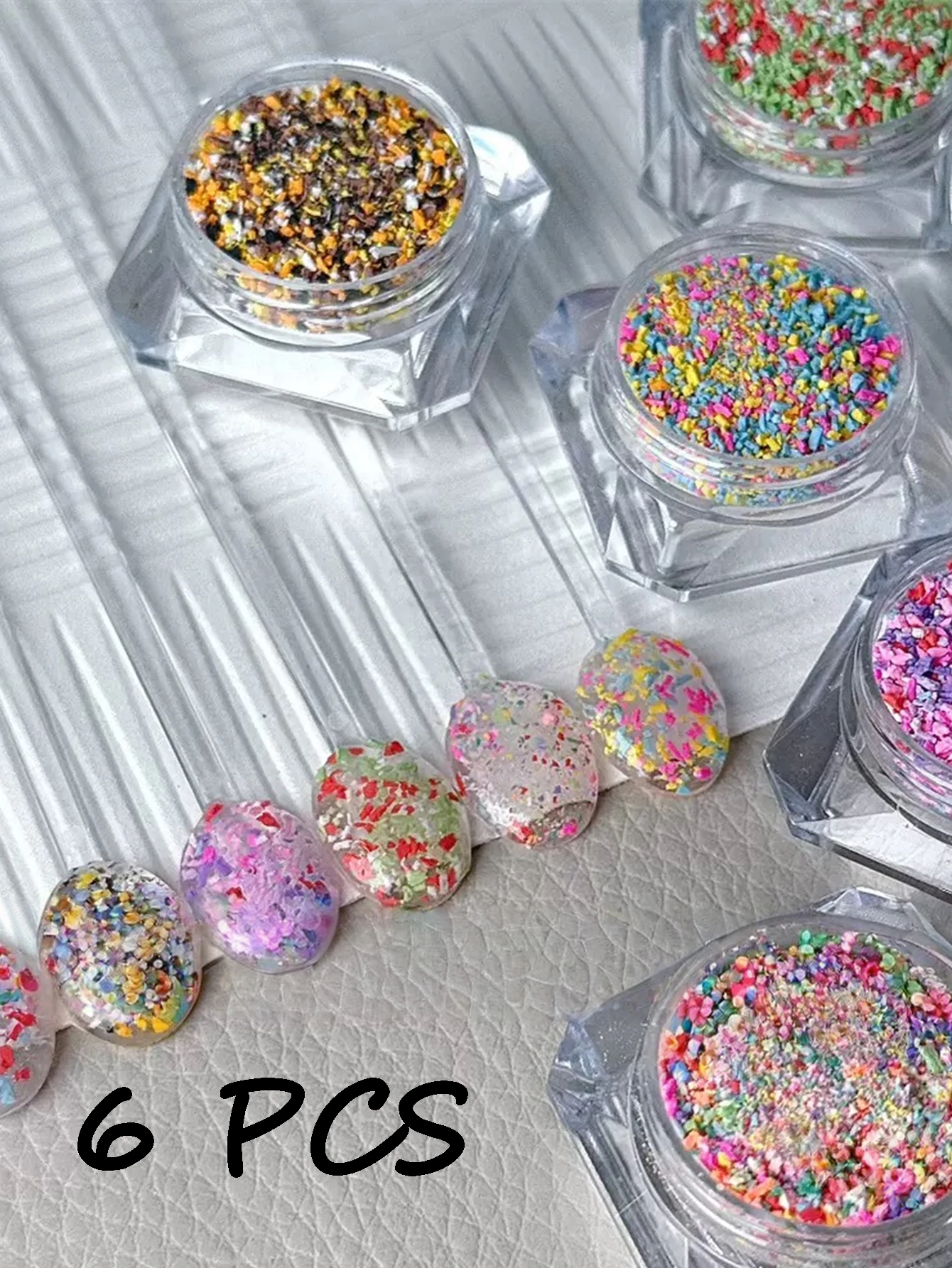 قطعة واحدة من مسحوق الأظافر المتدرج من الدوبامين، غراء قابل للتعديل DIY لفن الأظافر، مناسب لفن الأظافر #1