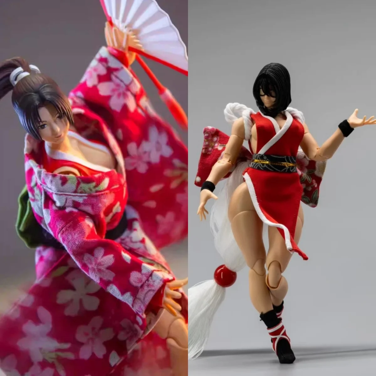 

【No Figure】Handmade 1/12 Scale Female Doll's Clothing Accessories Cloth Kimono Cotton Cheongsam Fit 6''Action Figure Model Toys