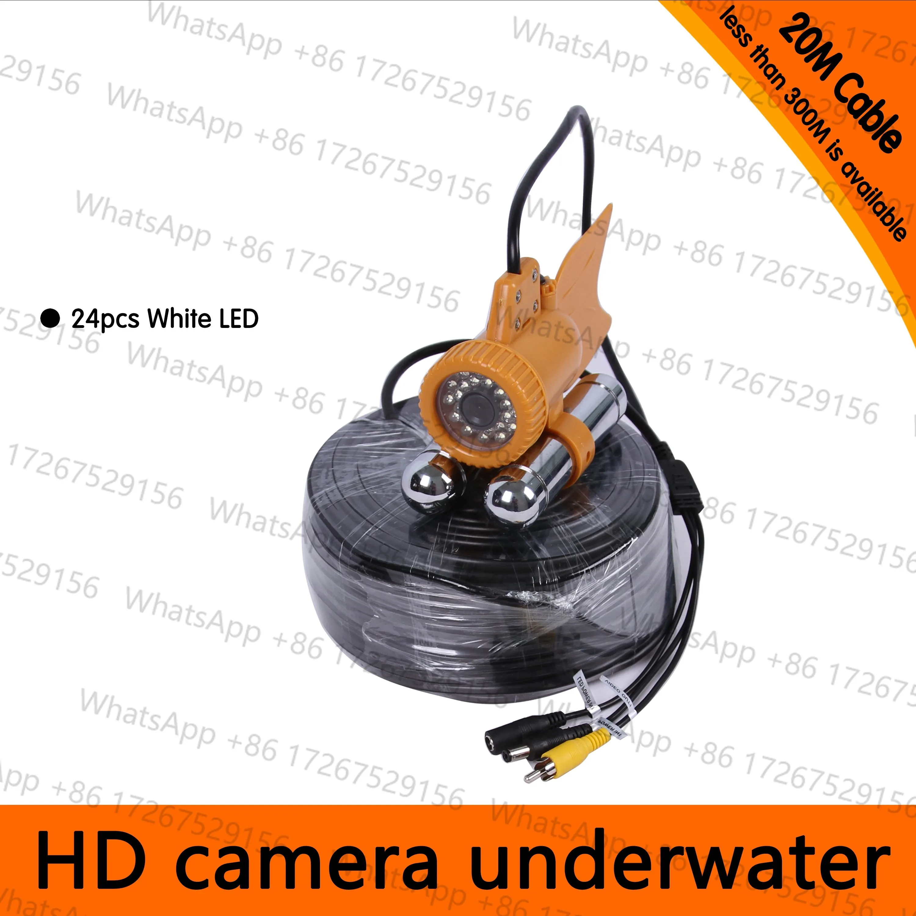 HD Underwater 20/30/50/100M Fishing Camera  CMOS Borescope Inspection  Fish Finder Endoscope CCTV  Camera