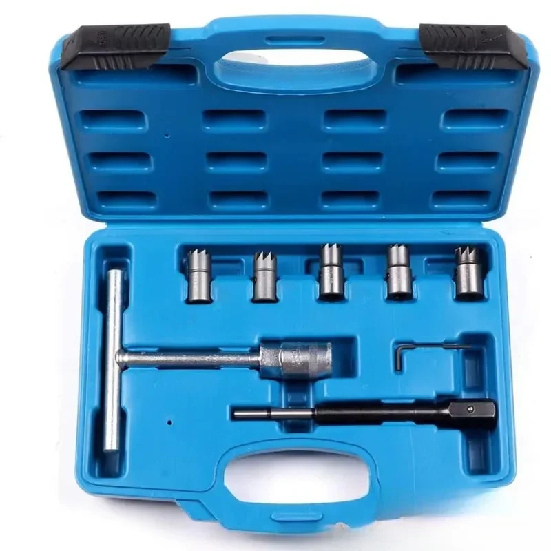 

Набор из 6 шт. для чистки автомобильных инструментов для ремонта автомобильных деталей, общие двигатели, дизельный двигатель, базовые развертки для очистки клапанов