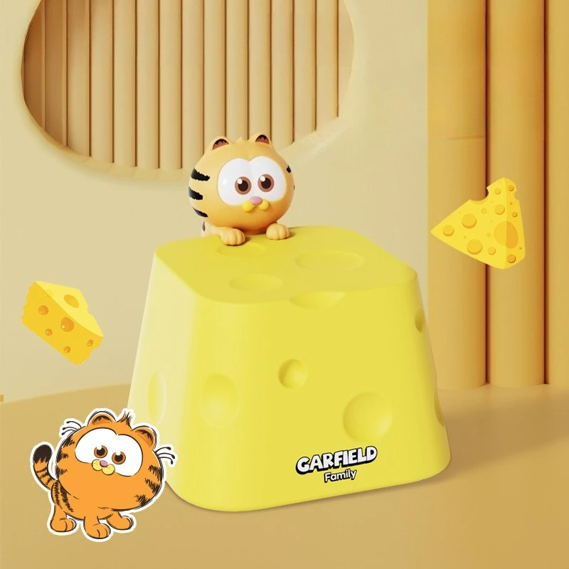 

Cartoon Anime New Cute Garfields Cat Toast Patting Small Night Light Decompression Slow Rebound Toy Bedroom Desk Lamp Gift