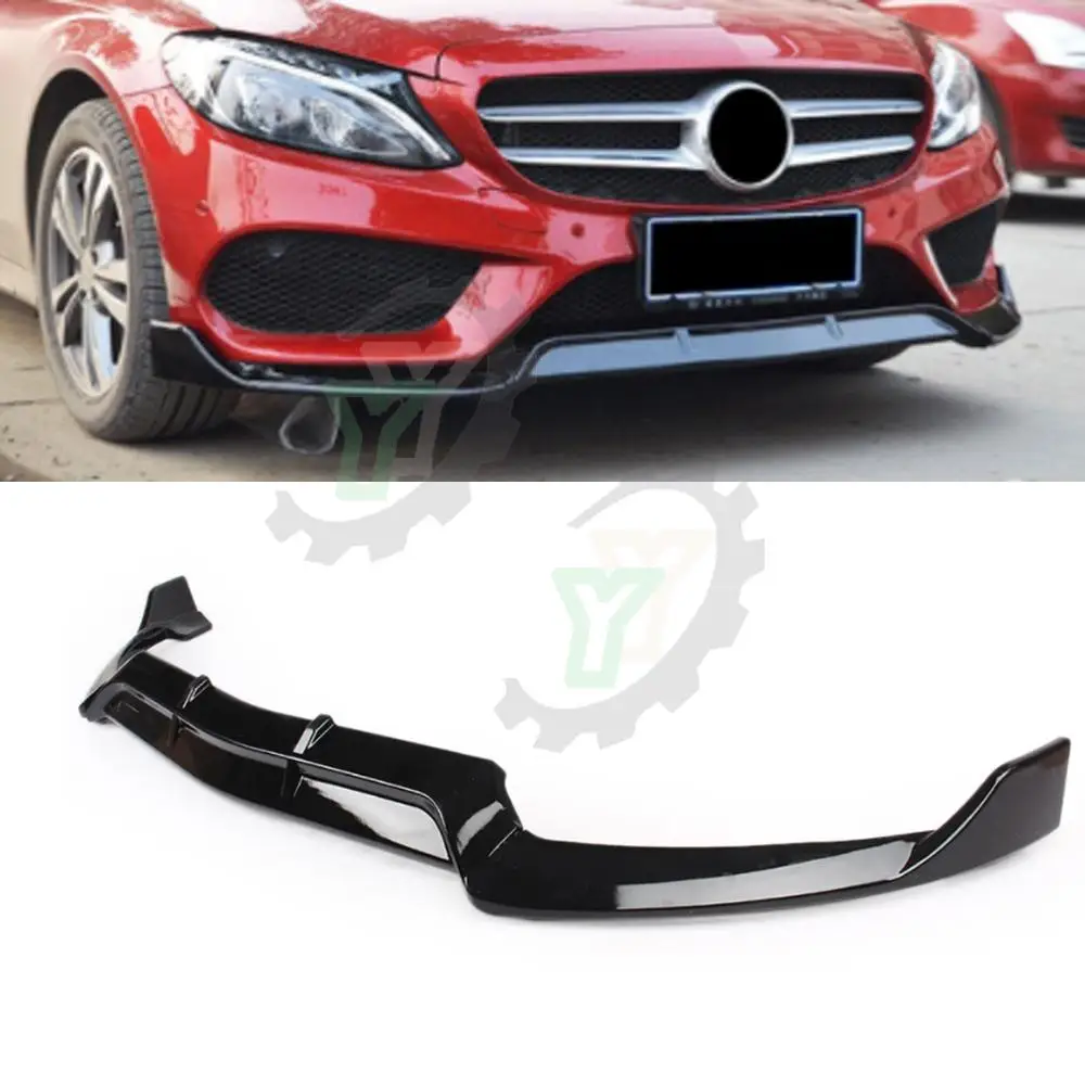 

Front Bumper Lip Spoiler For Mercedes Benz C Class W205/C205 Coupe C180 C200 C250 C260 C300 C450 2015 2016 2017 2018 2019 20 21