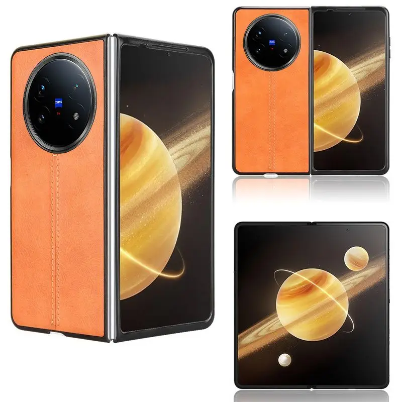 أورورا ل VIVO X أضعاف 5 5G حافظة جلدية فتحة للبطاقات محفظة حماية الكاميرا الغطاء الخلفي ل VIVO X أضعاف 5 5G قذيفة