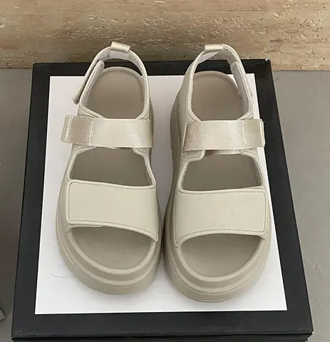 CHABELLA Moderiktiga Bekväma Tjock Sula Platåsandaler för Dam 2024 Sommar Lätta Strandsandaler Utomhus Halkfria Romerska Sandaler 10 best sales romerska sandaler för kvinnor - №2