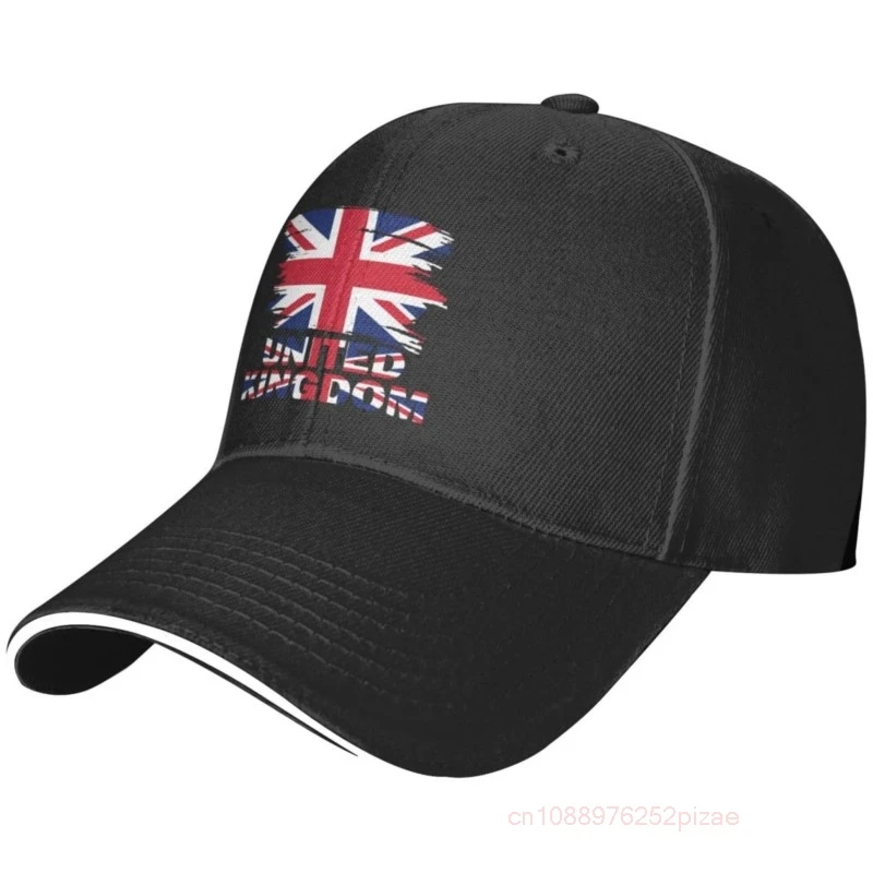 Vintage United Kingdom Flag Baseball Cap Breathable Adjustable Men Women Outdoor Soccer Hat