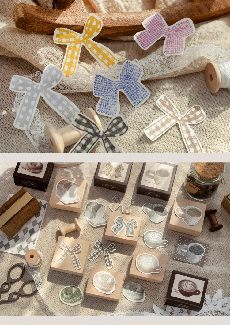 Journal GO Original Holzstempel „Nebeliger Alltag“ Muster für Journaling, Planer, Karten, Scrapbooking und DIY-Bastelarbeiten – Detail 17