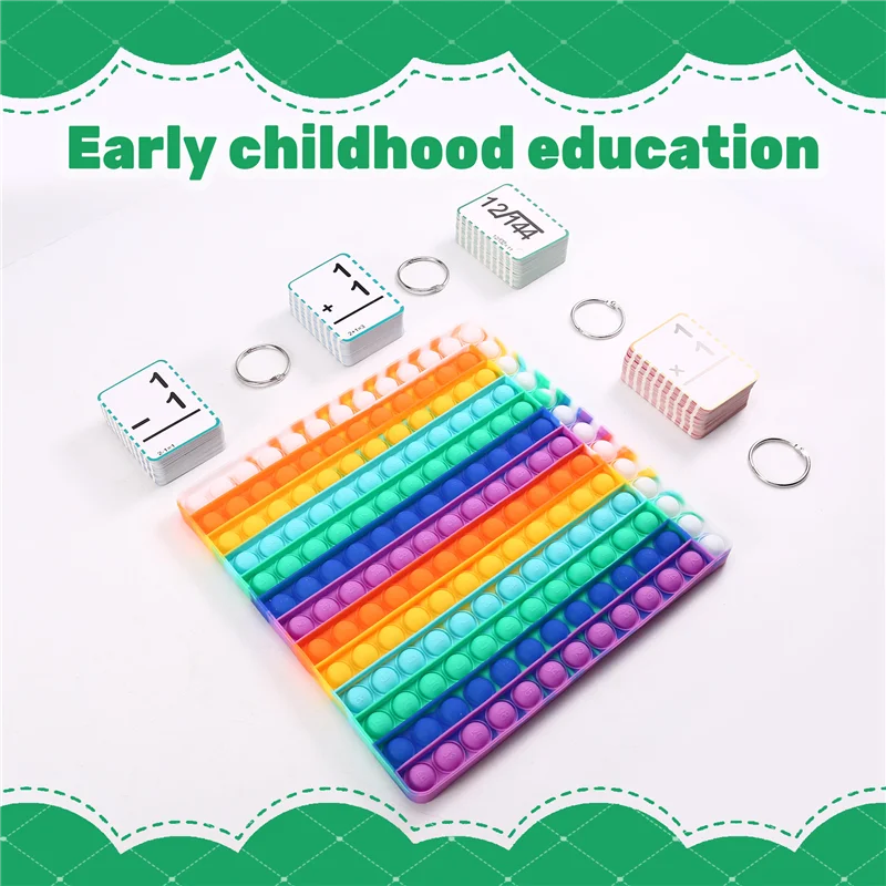 

Обучающие математические карточки ABXE для детей 4-8 лет, интерактивная обучающая таблица для детского сада