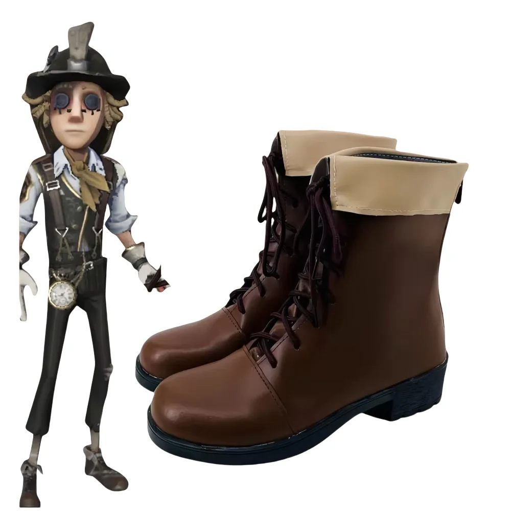 Game Identity V Norton Campbell Cosplay Shoes Cosplay Boots Comic Halloween Party Prospector Cosplay Costume Prop Anime Shoes