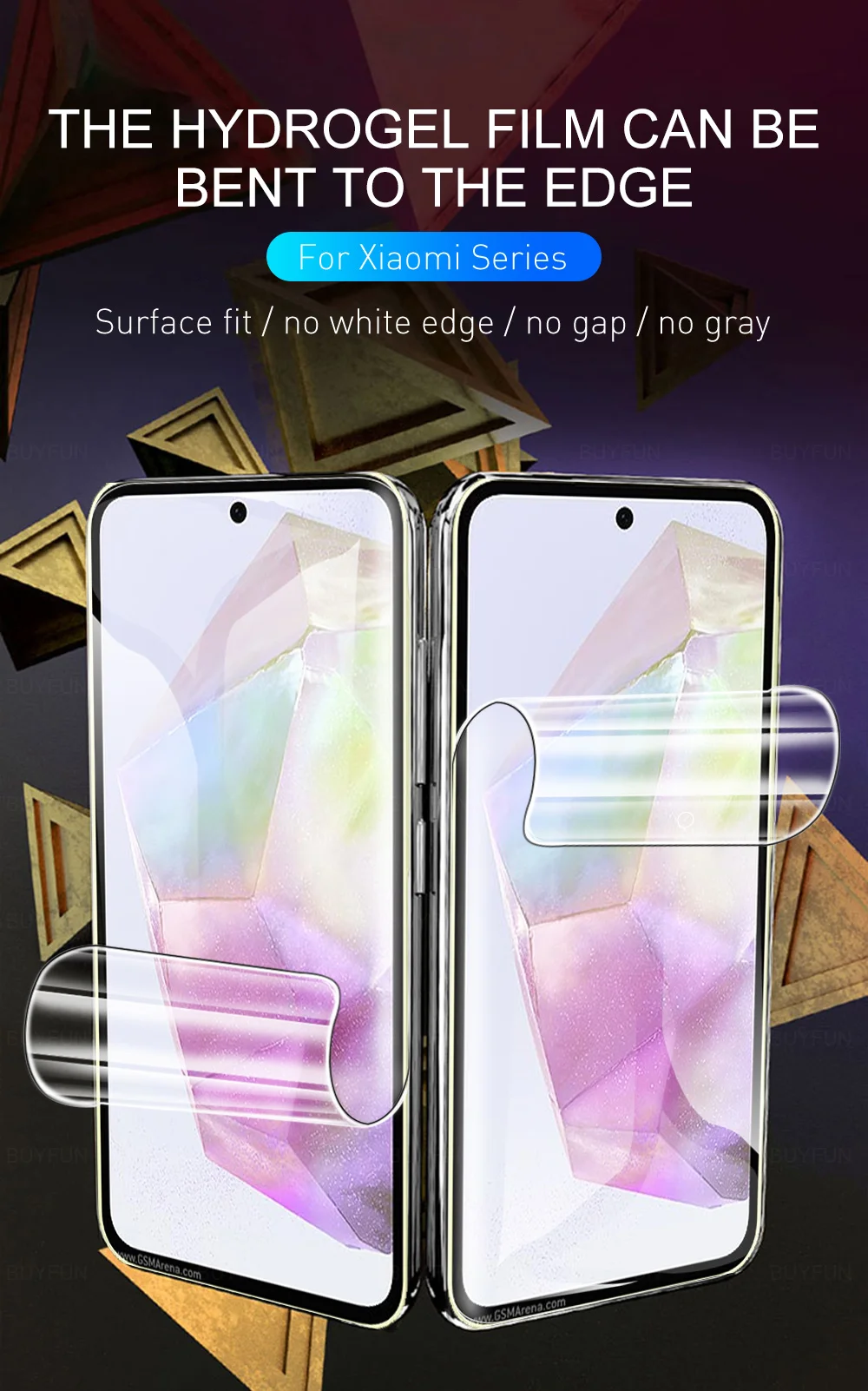 4-in-1 Camera Lens Screen Protector For Samsung Galaxy A35 5G Full Glue Soft Hydrogel Film For Samsung GalaxyA 35 A 35 galaxya35