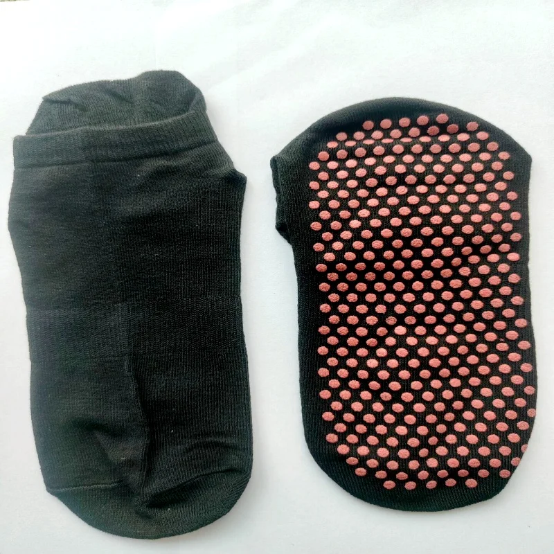 

2024 high quality tourmaline negative ion anti-slip massage sock for health