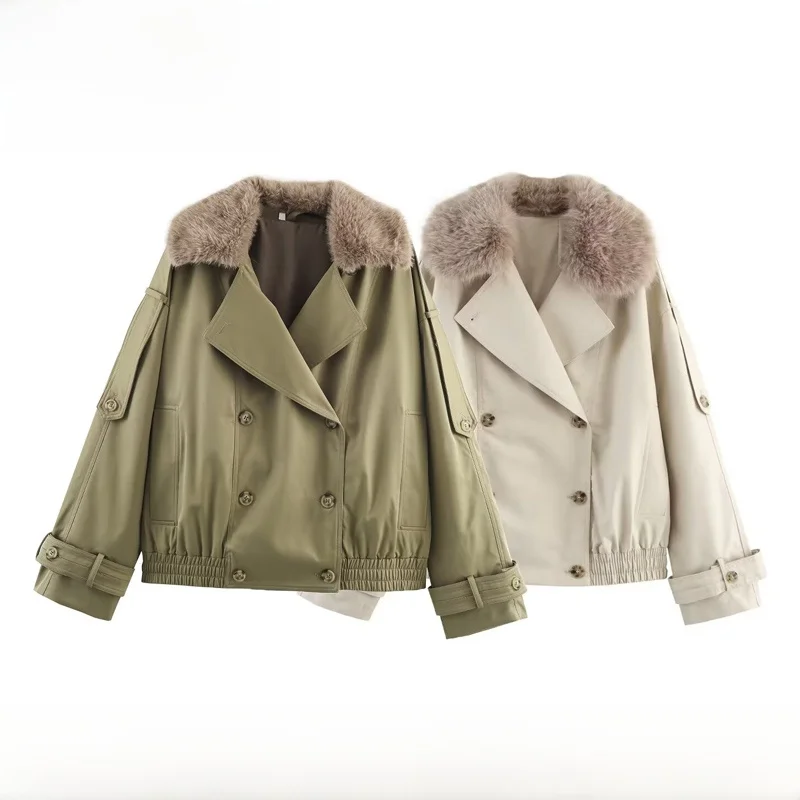 

EVEA Модная водонепроницаемая куртка для женщин, новая коллекция, осень-зима, 38243, свободный крой, длинный рукав, для повседневной носки