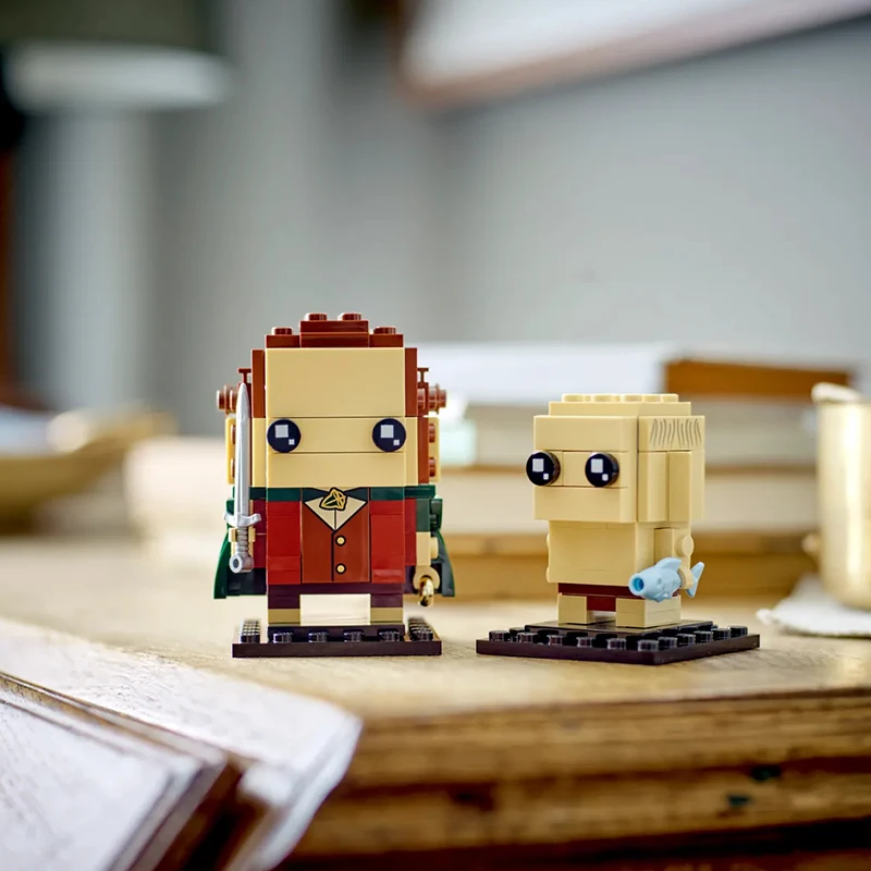 ตัวต่อเลโก้ ซีรีส์หัวเหลี่ยม 40630 โฟรโด้และกอลลัม ตัวต่อของเล่นเด็ก ของขวัญ