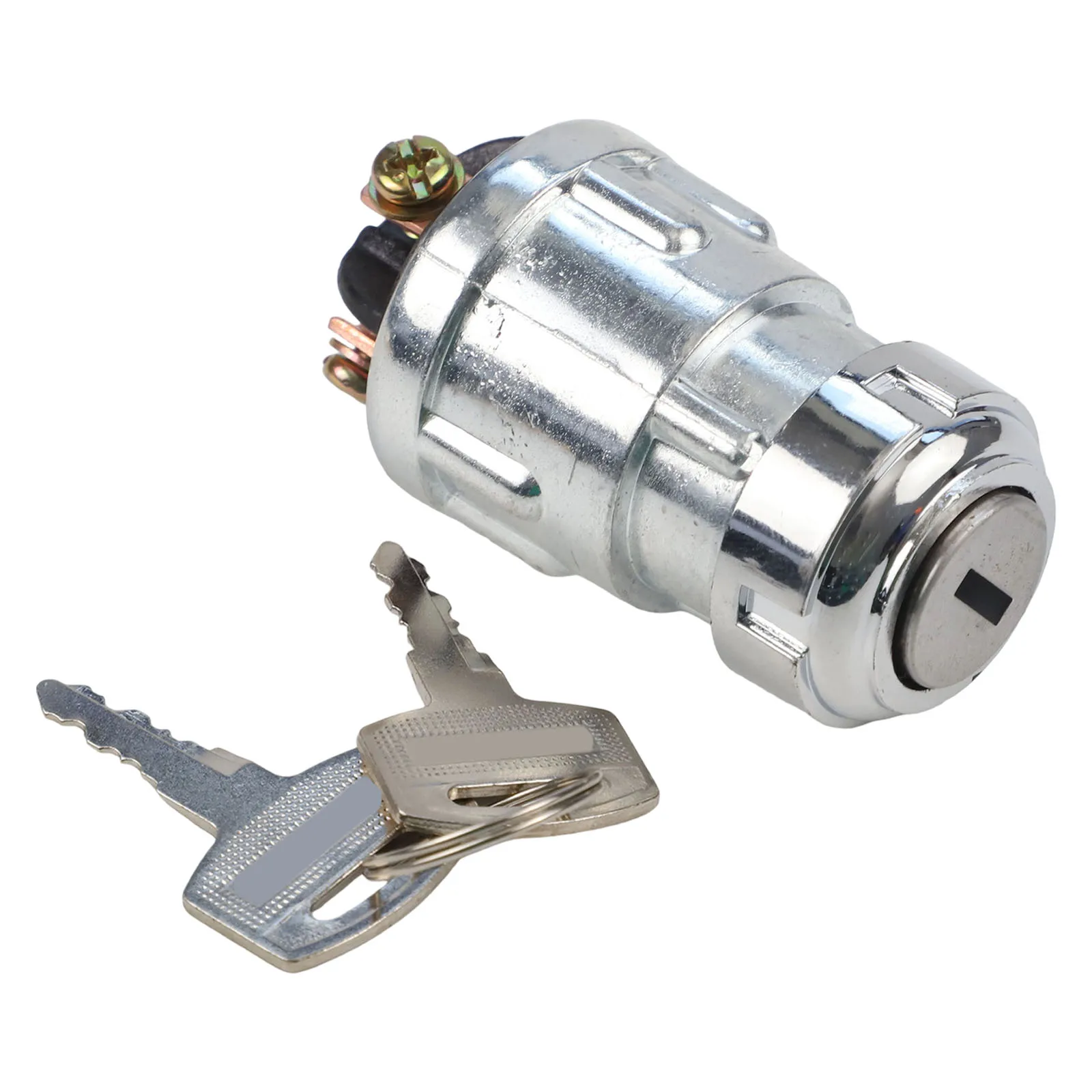 1 Set 3 Position Ignition Starter Switch With 2 Keys For Car Boat Motorcycle Aluminum Alloy Automobiles Parts