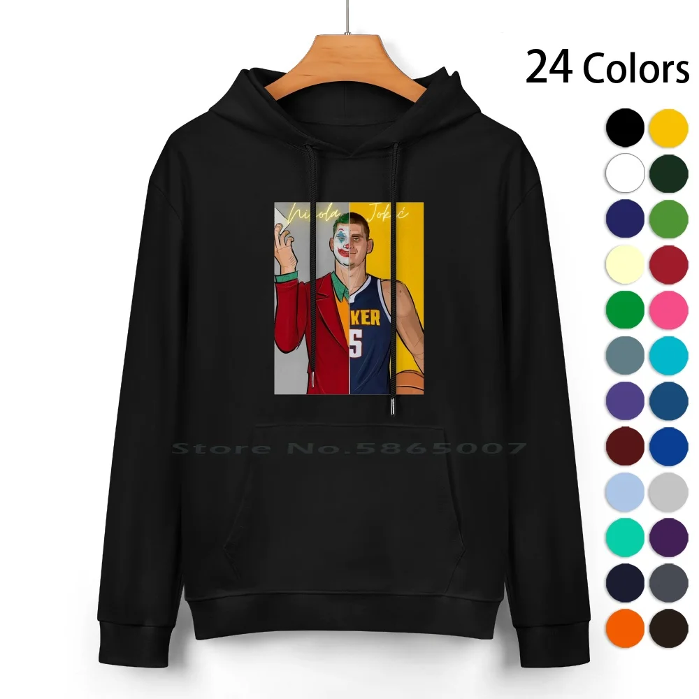 

Nikola Jokic Pure Cotton Hoodie Sweater 24 Colors Nikola Jokic 100% Cotton Hooded Sweatshirt For Women Men Unisex Gifts Heat