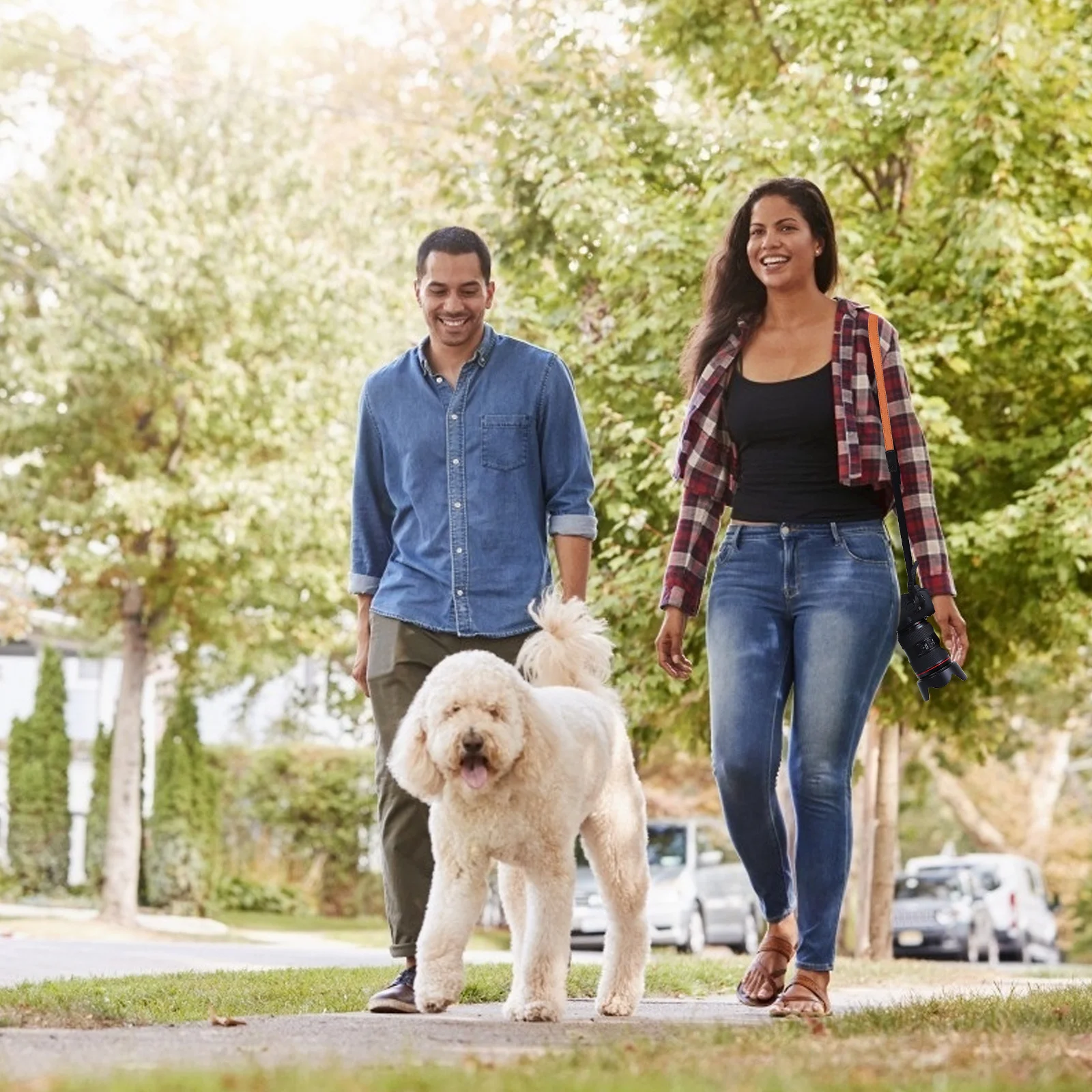 

1pc Strap Dslr, Denim Neck Straps For Camera Adjustable Shoulder Neck Belt, Durable Sling Belt Camera Accessories