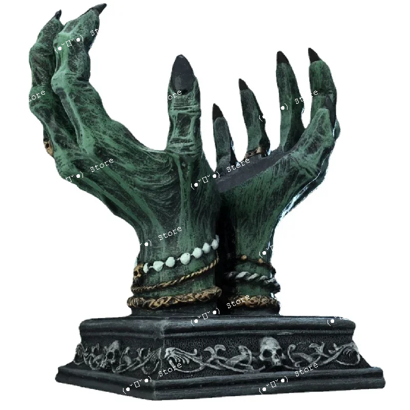 

devil's hand sacrificer crystal ball bracket base craft storage pendant decoration