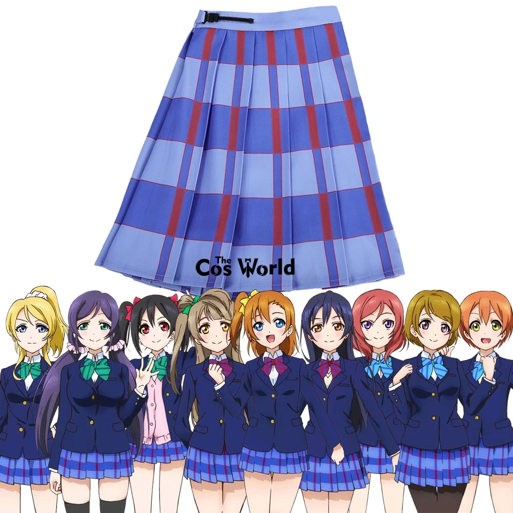 الحب لايف 9 شخصيات كوساكا هونوكا مينامي كوتوري سونودا أومي مطوي التنانير JK زي مدرسي ملابس أنيمي تأثيري ازياء #1