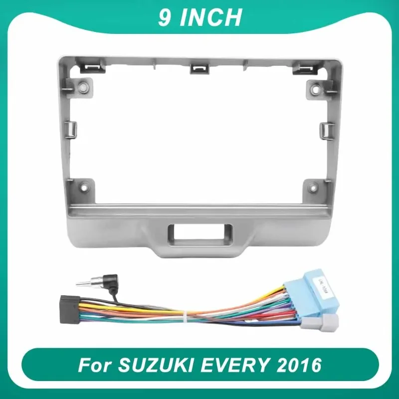 For Suzuki Every 2016 9 Inch Car Radio Fascia Frame Adapter Android Big Screen Audio Dash Panel Installation Kit