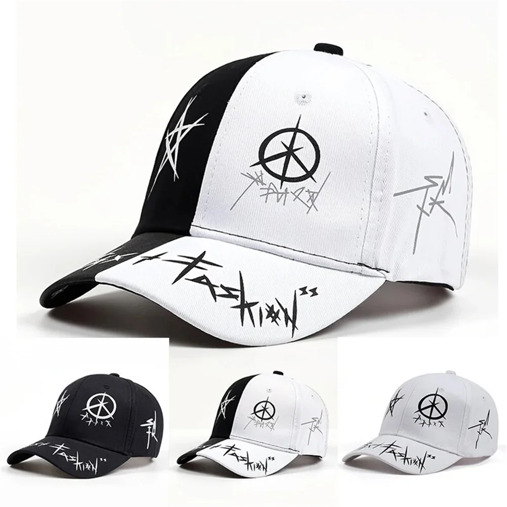 

Letter Pattern Hip Hop Cap Snapback Hat Golf Cap For Unisex Sun Men And Women