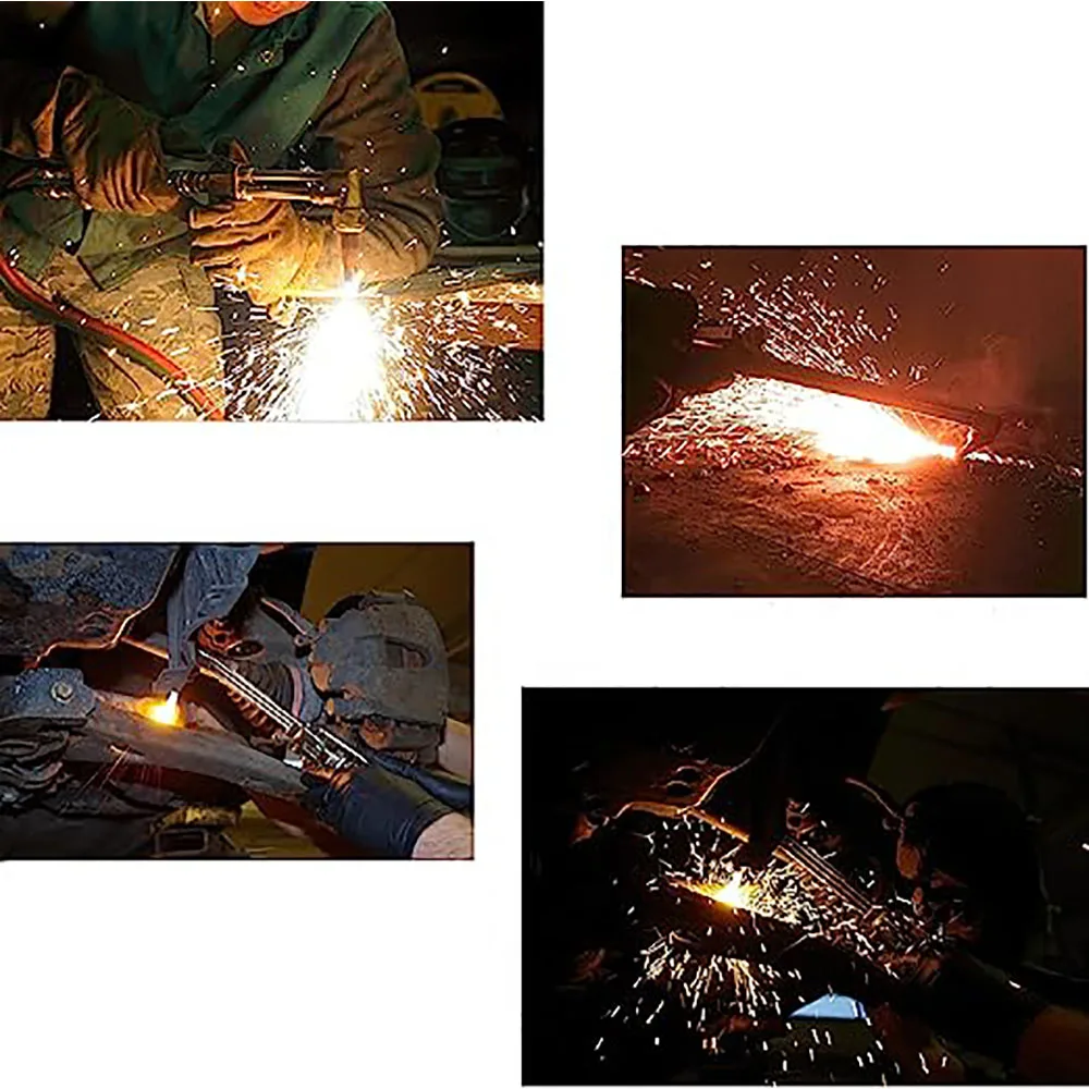 length 45Cm Victor Style CA1350 & 100FC Heavy Duty Cutting Torch, Acetylene Oxygen Cutting Tools,Welding Cutting Torch Kit