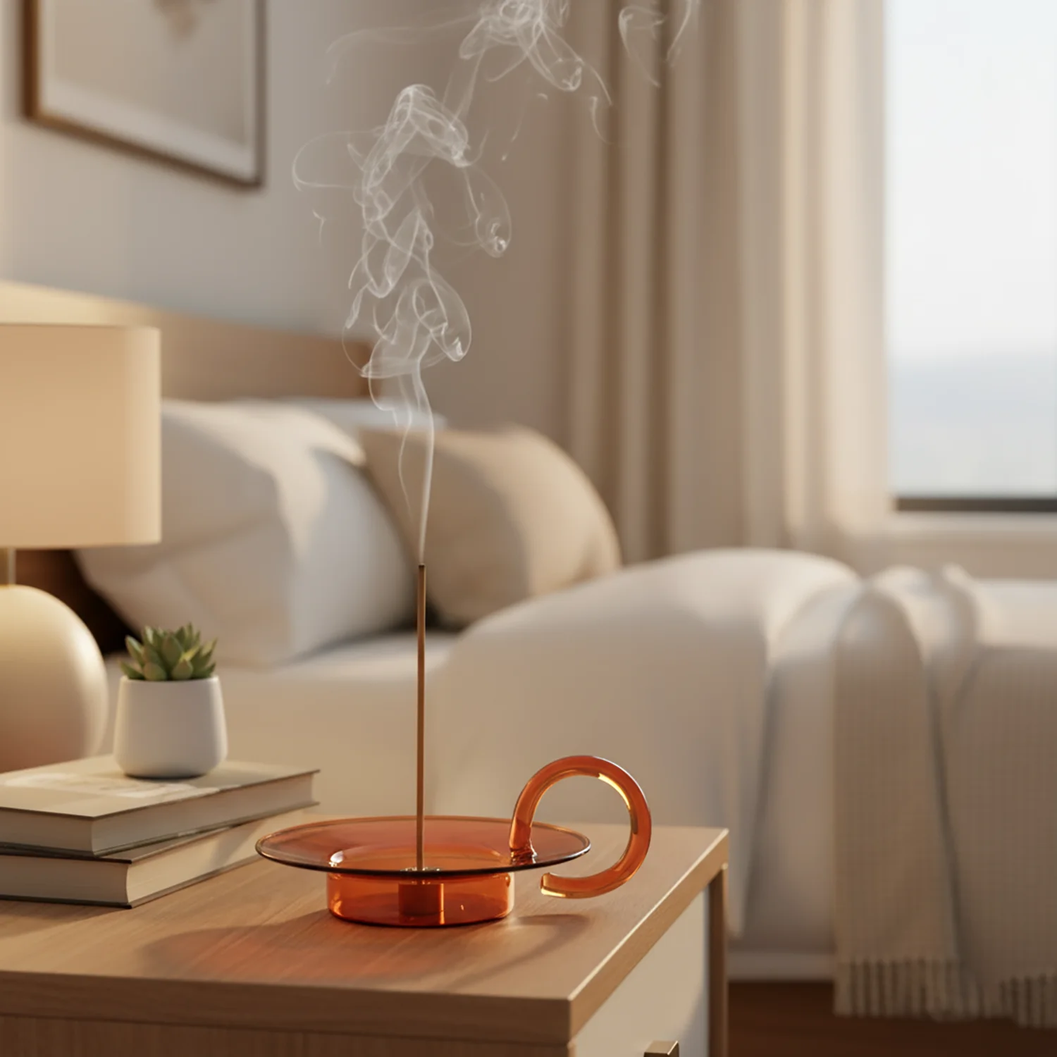 Glass Incense Holder Brass Nin - Home Fragrance Incense Sticks recension och pris