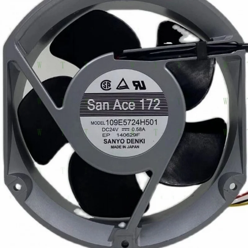 

H 1 pcs for SANYO 109E5724H501 24V 0.58A 172*150*51 Aluminum Frame Axial Flow fan