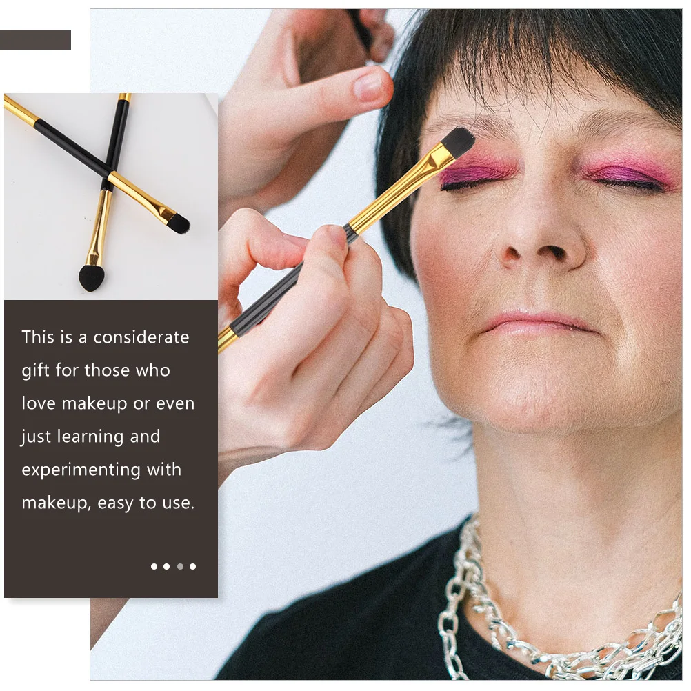 

15Pcs Eye Makeup Set Professional Double-Tip Eyeshadow Brushes Compact Lightweight Travel-Friendly Grip Design