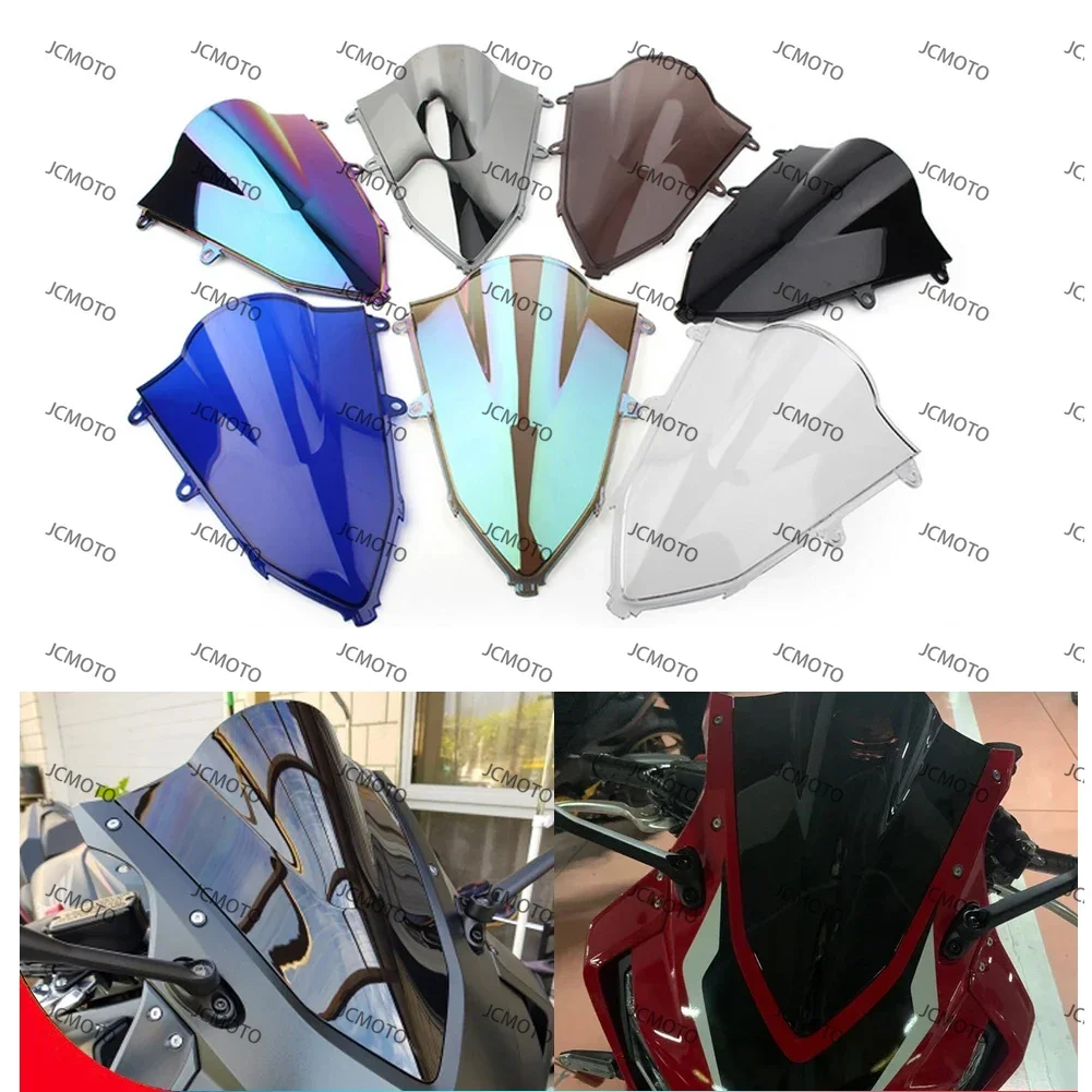 

CBR650R For Honda CBR 650 R 2019 2020 2021 2022 2023 Motorcycle screen Double Bubble Windshield Deflector Protector WindScreen