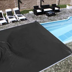 Swimming Pool Cover Round Solar Summer Waterproof Pool Tub Dust Outdoor Foldable Tarpaulin Pool Accessories