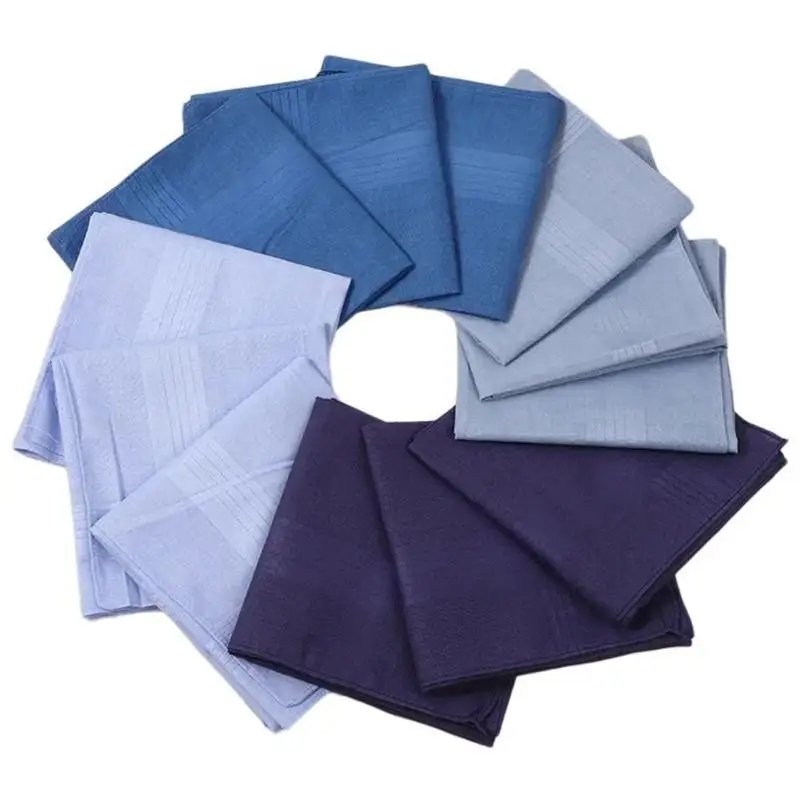 

39BD Удобный носовой платок в полоску, практичный моющийся нагрудный платок