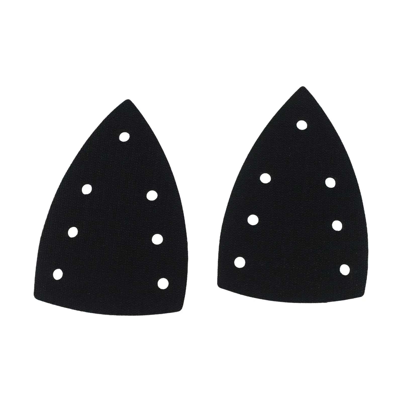 2pcs/set Sanding Pad And Triangle Grinding Disc 7 Hole Sandpaper Backing Pad Sanding Machine Parts Power Tool Accessories
