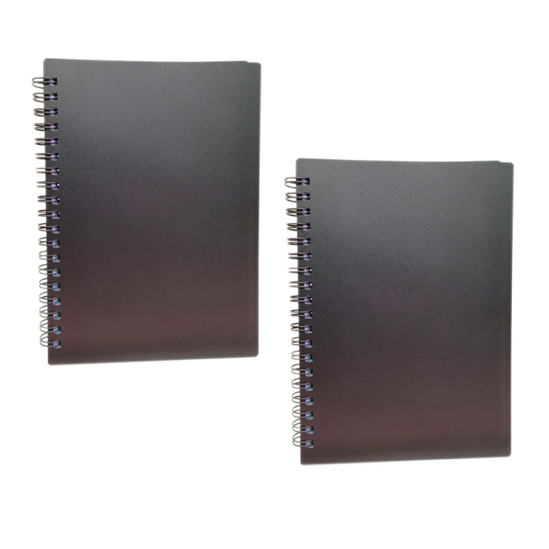 2 PCS B6 Caderno viagem 90 folhas Spirals Notebook Colored Paper Notebooks 601d