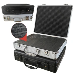 Aluminum Toolbox Waterproof Hard Case Box Equipment Instrument Safety Tool Box with Sponge Suitcase Hardware Tool Storage Box