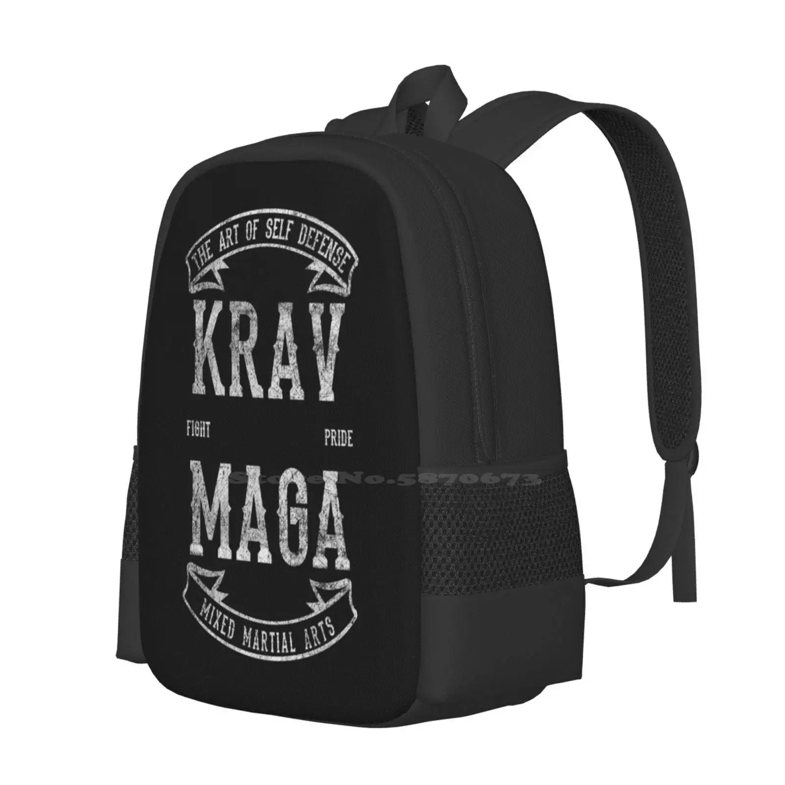 Krav Maga Sport Self Defense-Vintage Style Backpacks For School Teenagers Girls Travel Bags Army Attack Combat Commando Counter