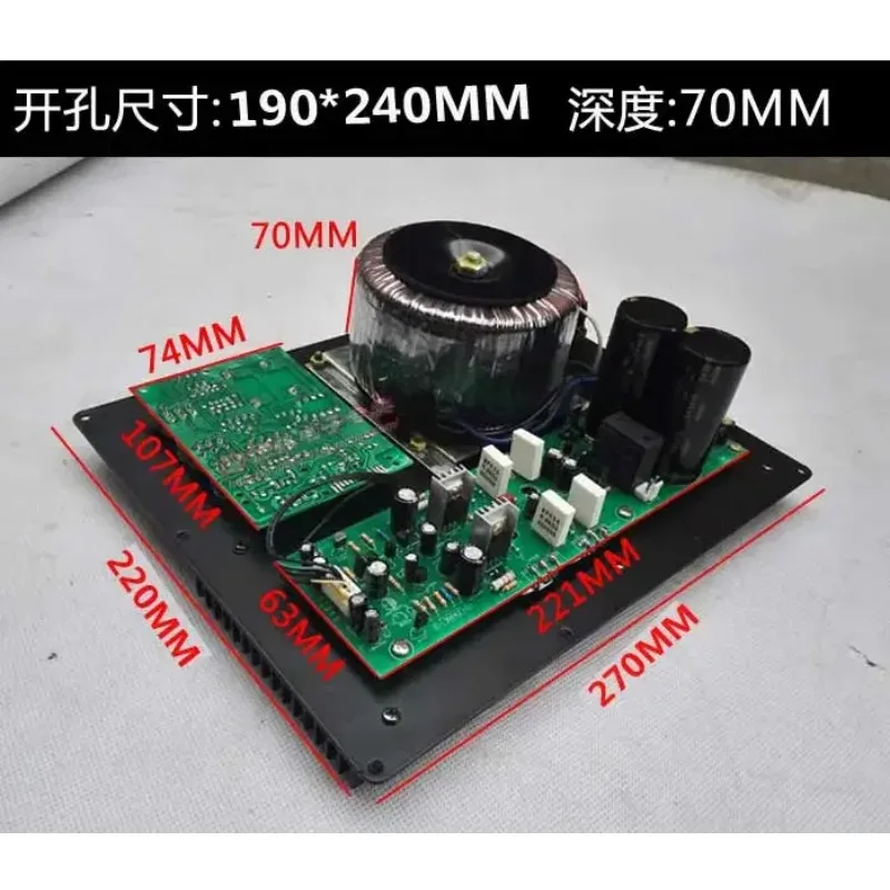 NEW Big power 110V/220V 600W Pure bass amplifiers home Active subwoofer amplifier board Household Subwoofer Pure Bass Amplifie
