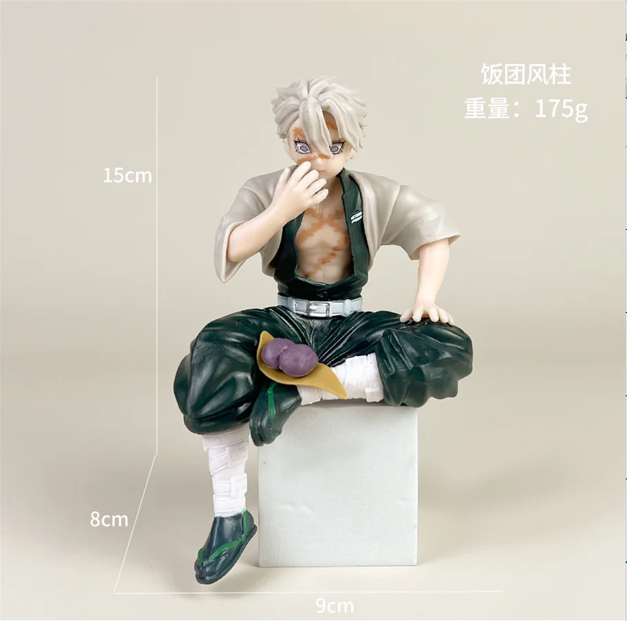 Hot Anime Demon Slayer Sit Eating Hochwertige Reisfigur Alle Stile Tanjiro Nezuko Kyoujurou Tengen Tokitou Muichirou Figur – Detail 12