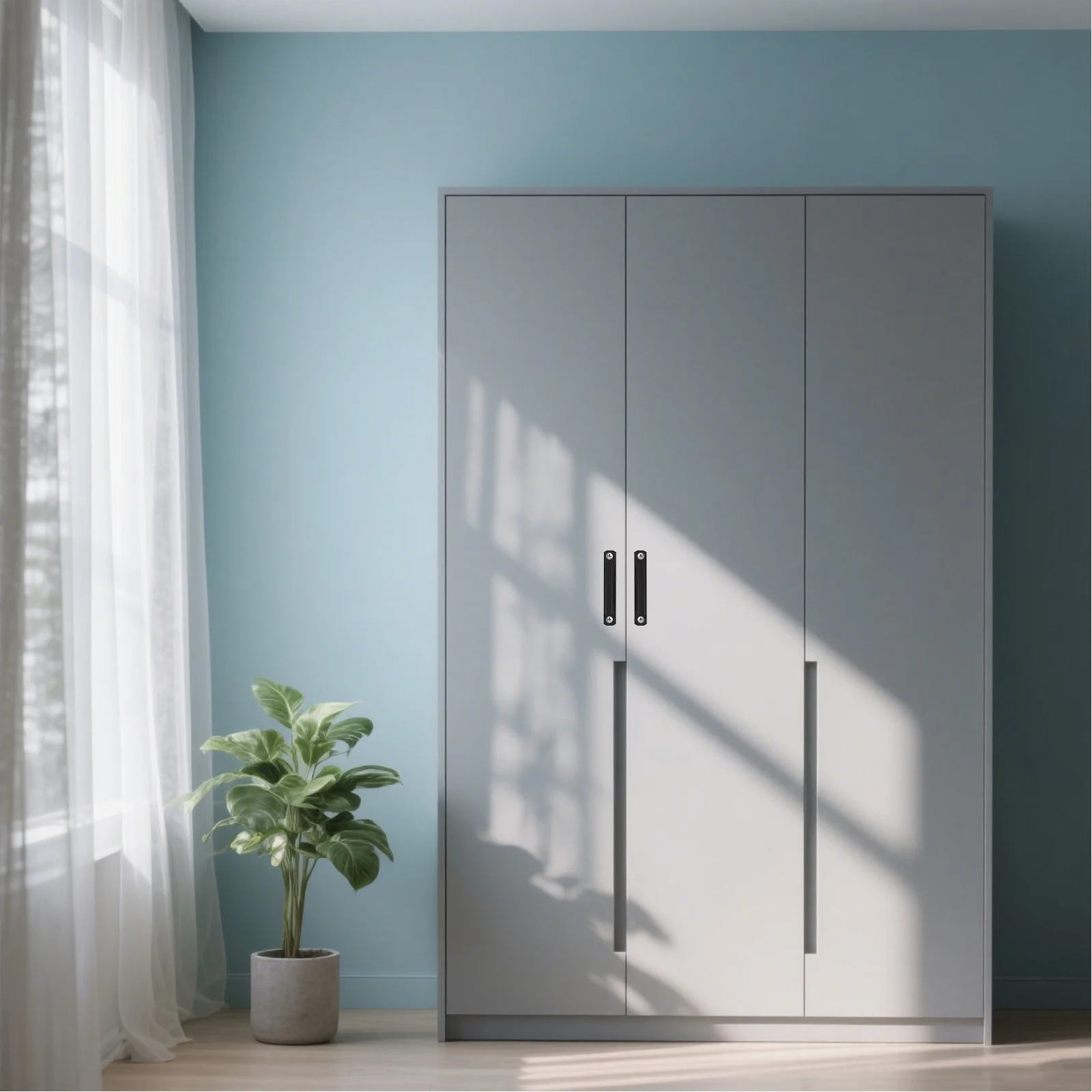 

3pcs Aluminum Sliding Door Handle Cabinet Pull 12Cm Lightweight Durable Modern Design For Kitchen Wardrobe Furniture Hardware