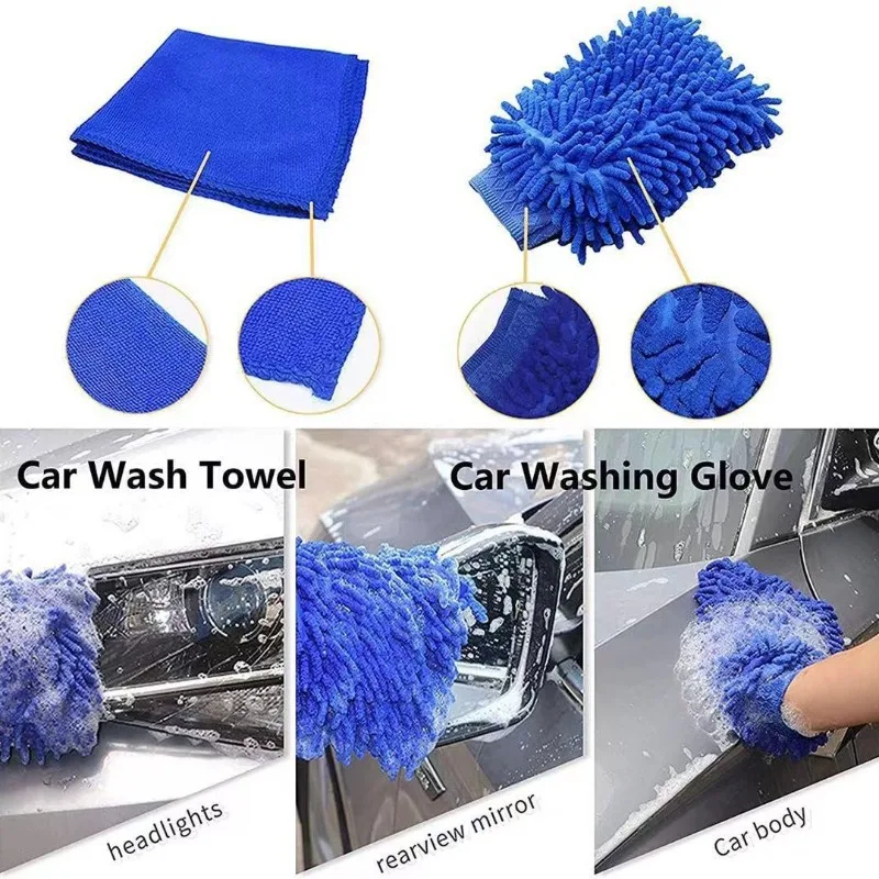 Car Cleaning Drill Brush Set Car Wheel Brush Polished Beauty Disc Brush