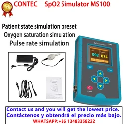 CONTEC MS100 SpO2 Simulator,Pulse Oximeter Accuracy Oxygen Saturation Simulation