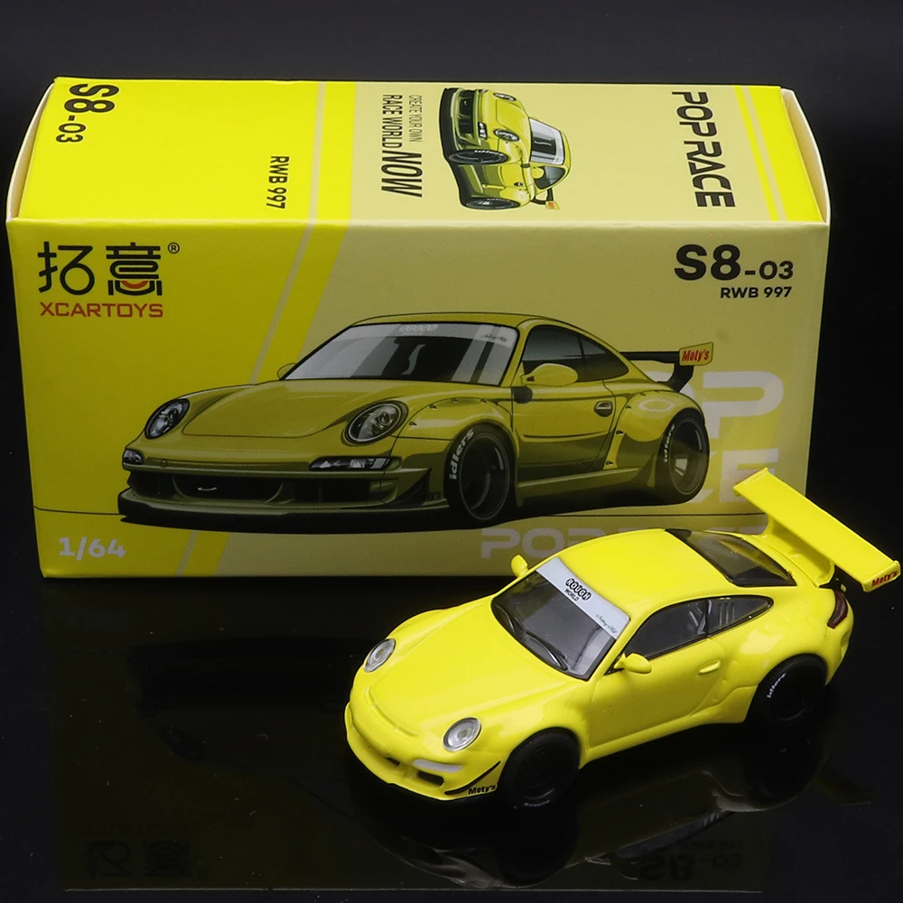 XCARTOYS POPRACE 1/64 Co-branded Float Series Toyota GR86 Porsche Martin GTR Alloy Model Toy Action Figure Cars