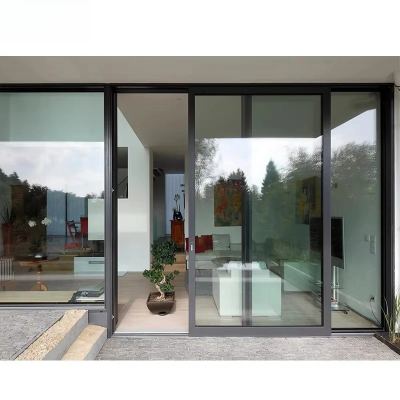 Sliding Glass Screen Partition Frameless Aluminum Acoustic Patio Door Noiseless Indoor Room Divider