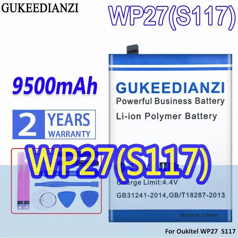 

Аккумулятор мобильного телефона емкостью 9500 мАч, долговечный WP27 S117 для Oukitel