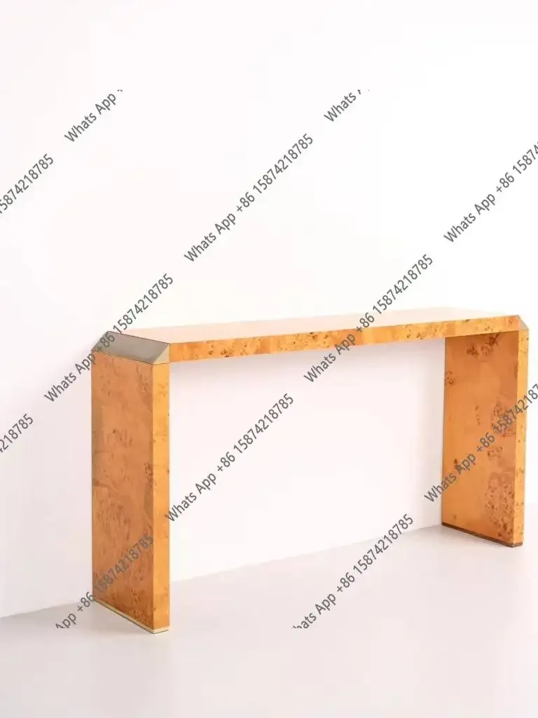 K Medieval Solid Wood Pomegranate Enters The House Against The Wall, The Entrance Table, Living Room Corridor, Decorative Table