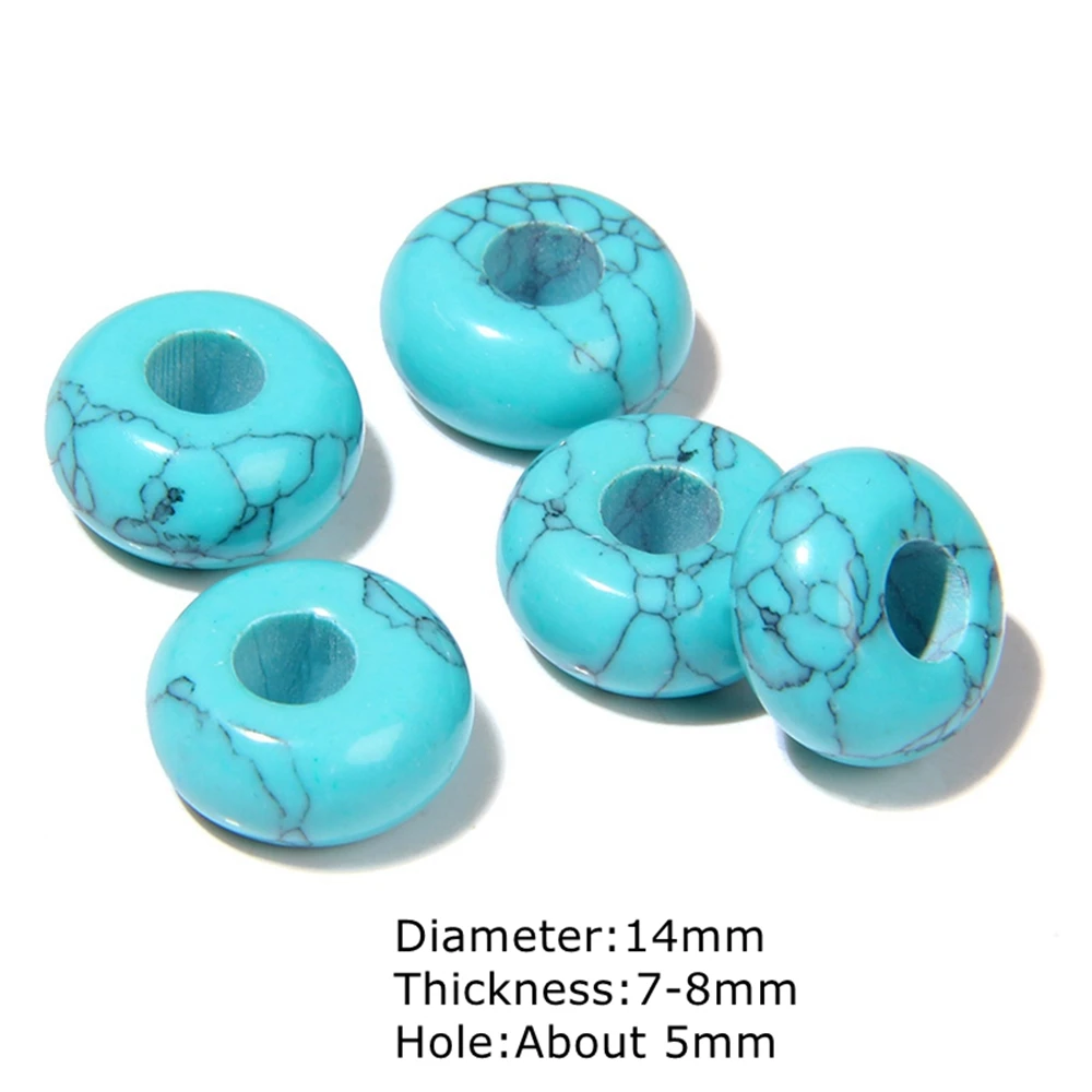 Wholesale Natural Stone Big Hole Beads