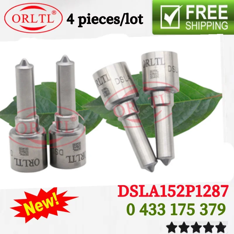 4 шт. DSLA152P1287 новая форсунка Common Rail OEM 0 433 175 379 для VW 0414720404 0414720403 4 шт. DSLA152P1287 новая форсунка Common Rail OEM 0 433 175 379 для VW 0414720404 0414720403