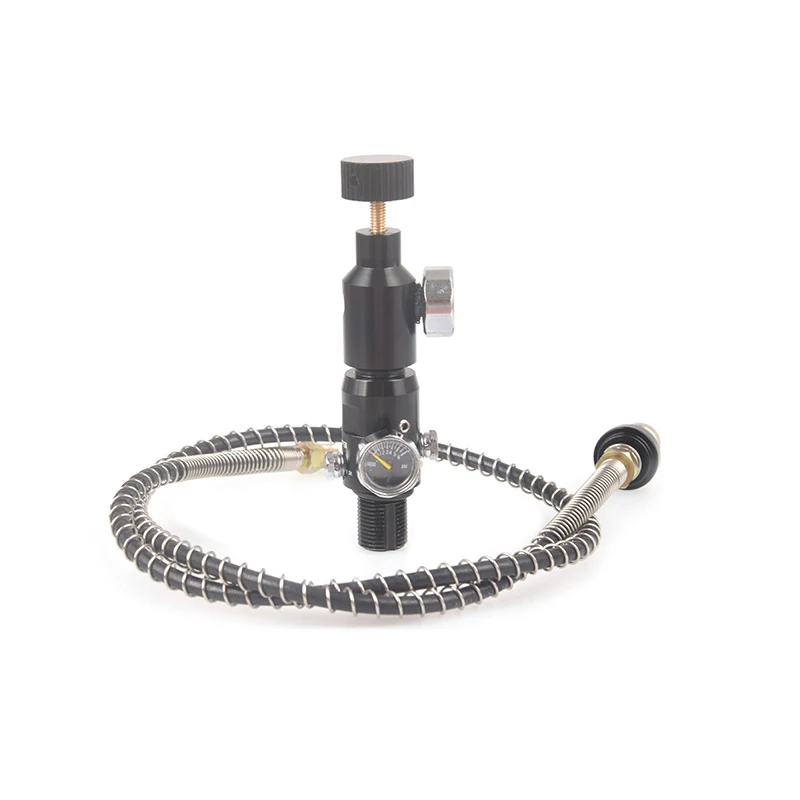 NEW Gas Cylinder Refill Filling Adapter 50mm Hosen Valvula Reguladora Sodastream On/Off Valve Pneumatic Fitting Quick Release