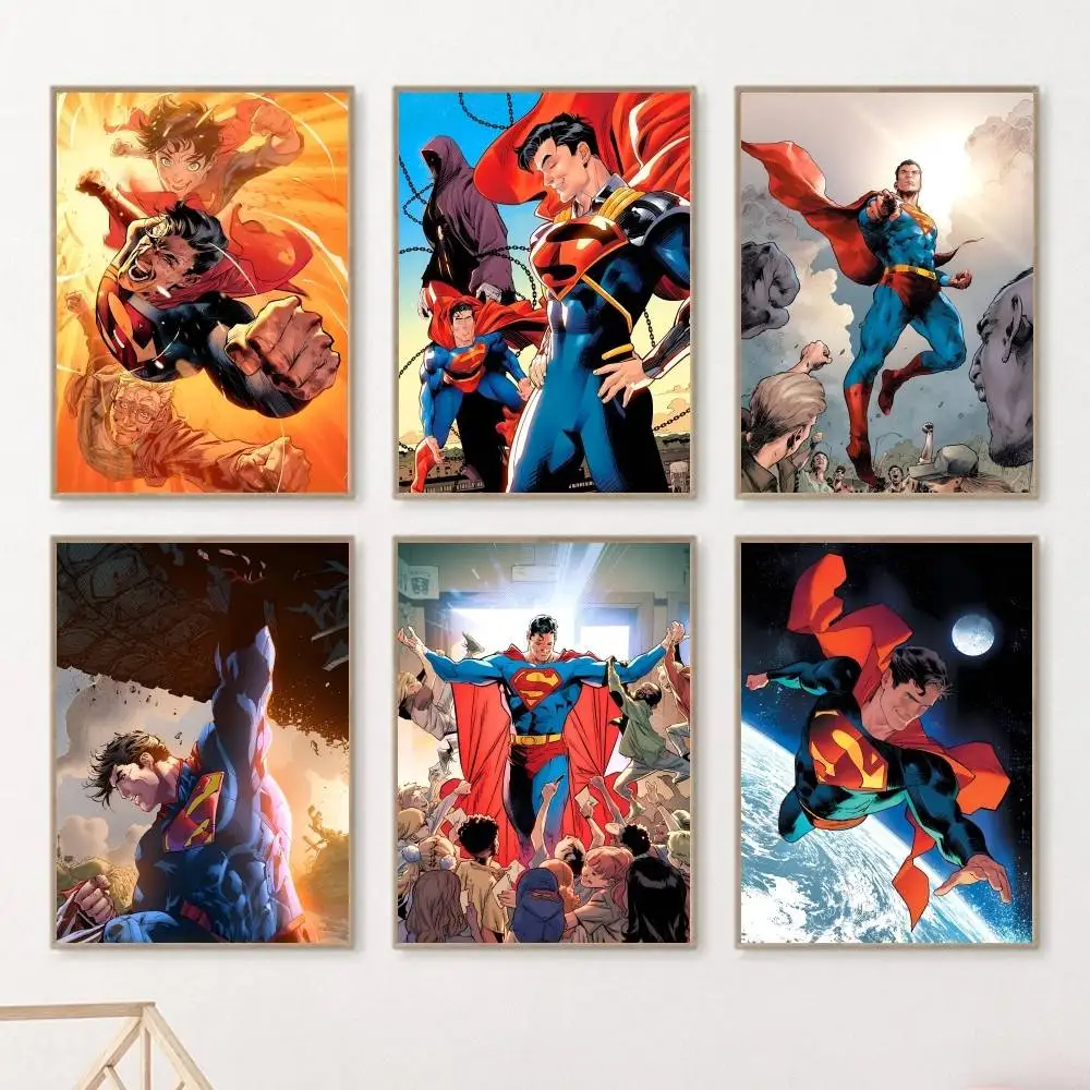 Hot Anime Comic Book Covers S-Super Cartoon man Manga Posters HD Print Vintage Wall Art Decor for Home Study Room