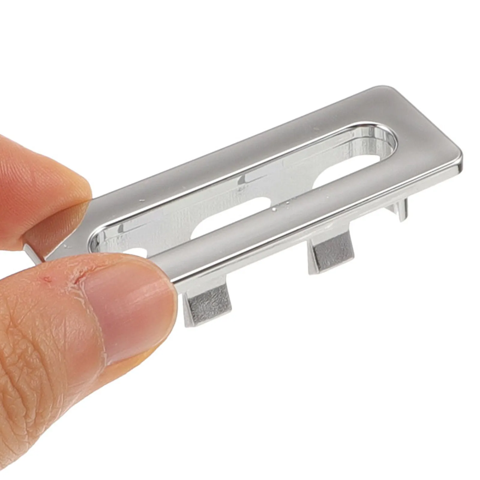 

20Pcs Sink Overflow Ring Cover Rectangle Plastic Basin Drain Insert Replacement Bathroom Kitchen Overflow Hole Trim Cap